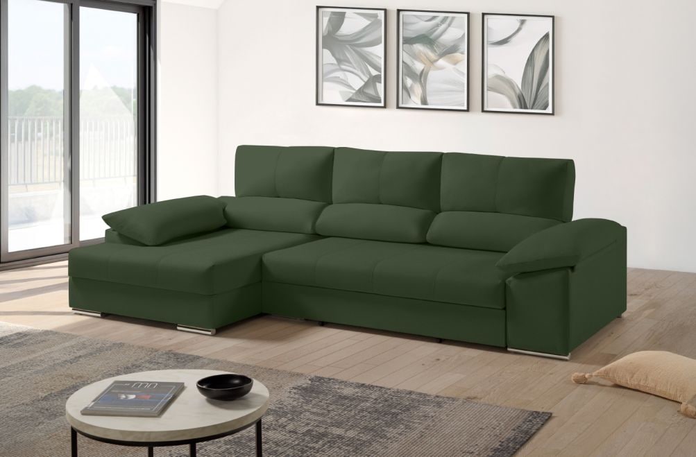 Sofá cama de tela Denis de HOME - principal