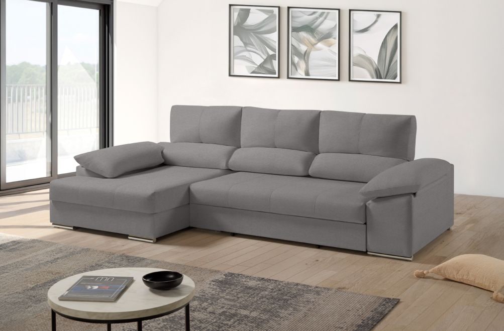 Sofá cama de tela Denis de HOME - principal