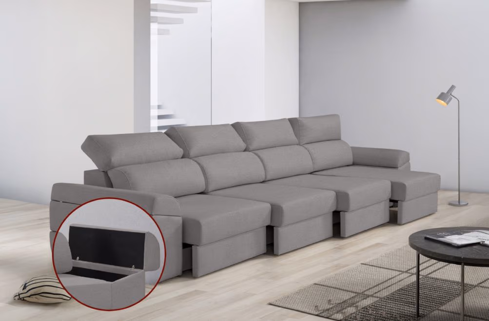 Sofá de tela Huren Max de HOME - principal