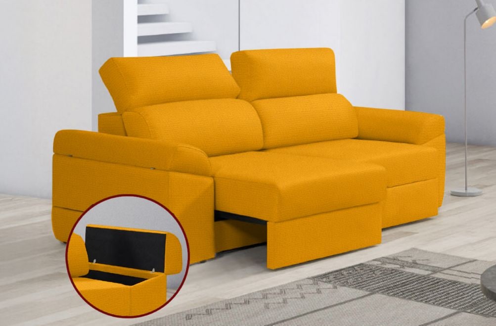 Sofá de tela Huren de HOME - principal