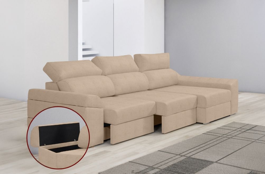 Sofá de tela Huren de HOME - principal