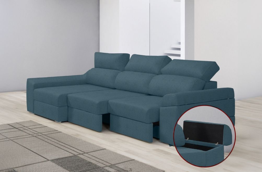 Sofá de tela Huren de HOME - principal