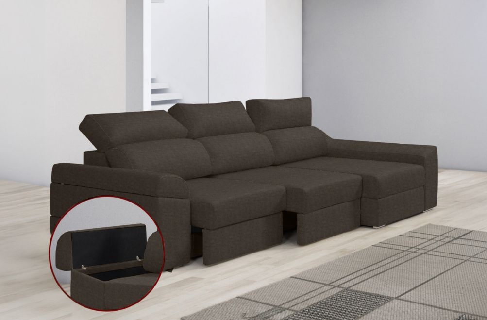Sofá de tela Huren de HOME - principal