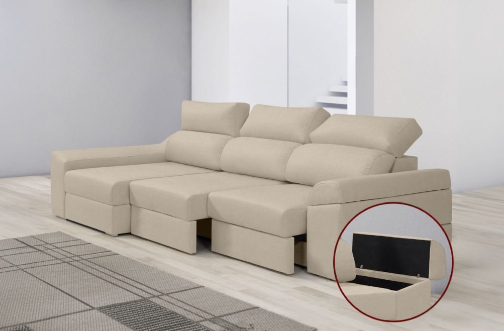 Sofá de tela Huren de HOME - principal