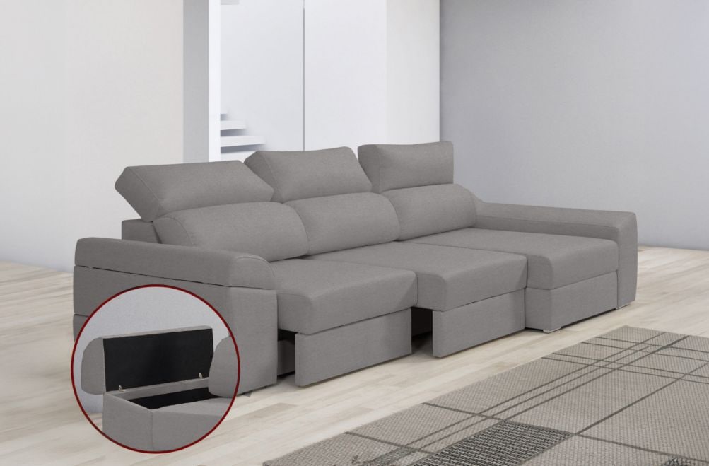 Sofá de tela Huren de HOME - principal