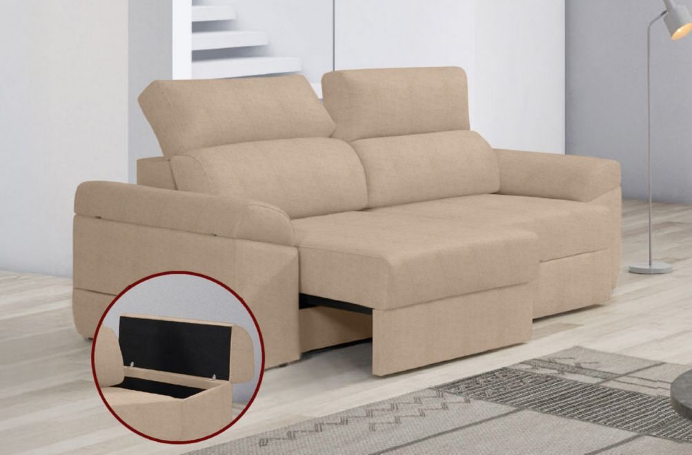 Sofá de tela Huren de HOME - principal