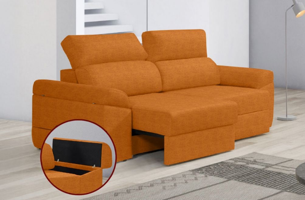 Sofá de tela Huren de HOME - principal