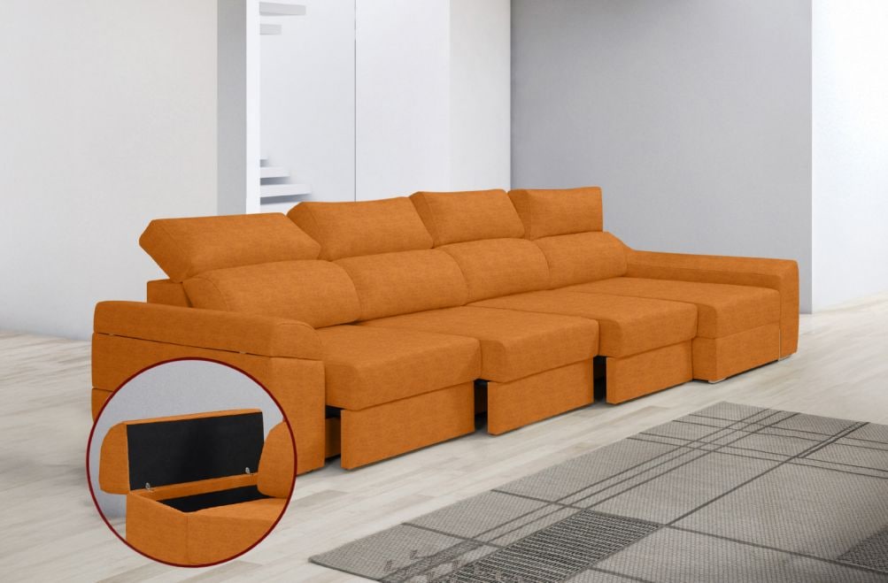 Sofá de tela Huren Plus de HOME - principal