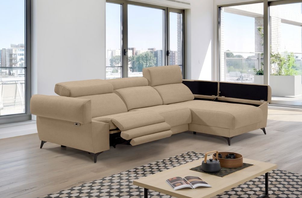 Sofá relax de tela Urbe de HOME - principal