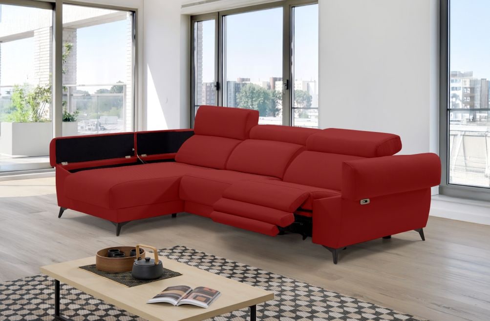 Sofá relax de tela Urbe de HOME - principal