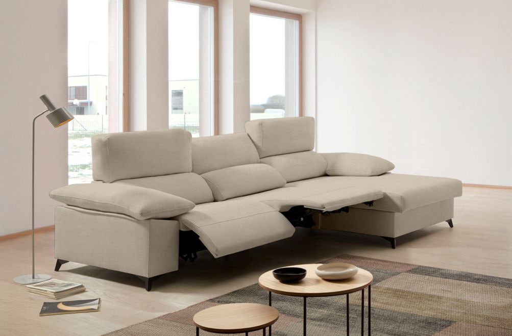 Sofá relax de tela Jana de HOME - principal