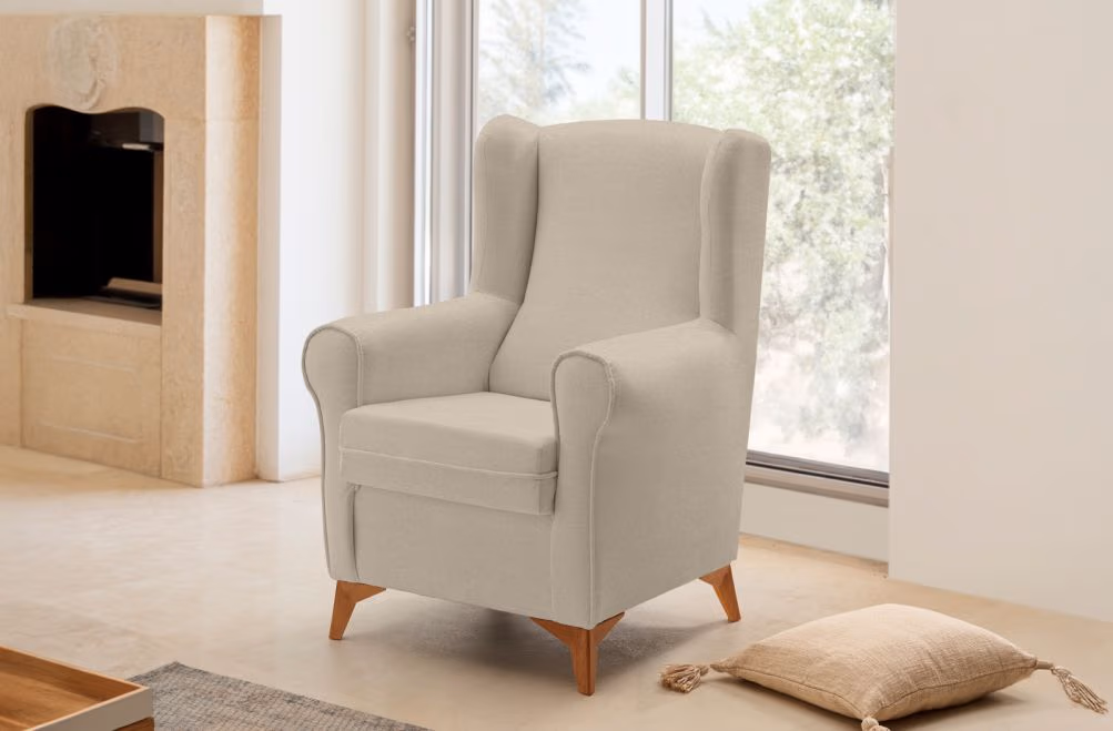 Sillón de tela Grace de HOME - principal