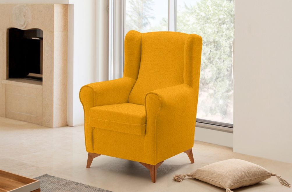 Sillón de tela Grace de HOME - principal