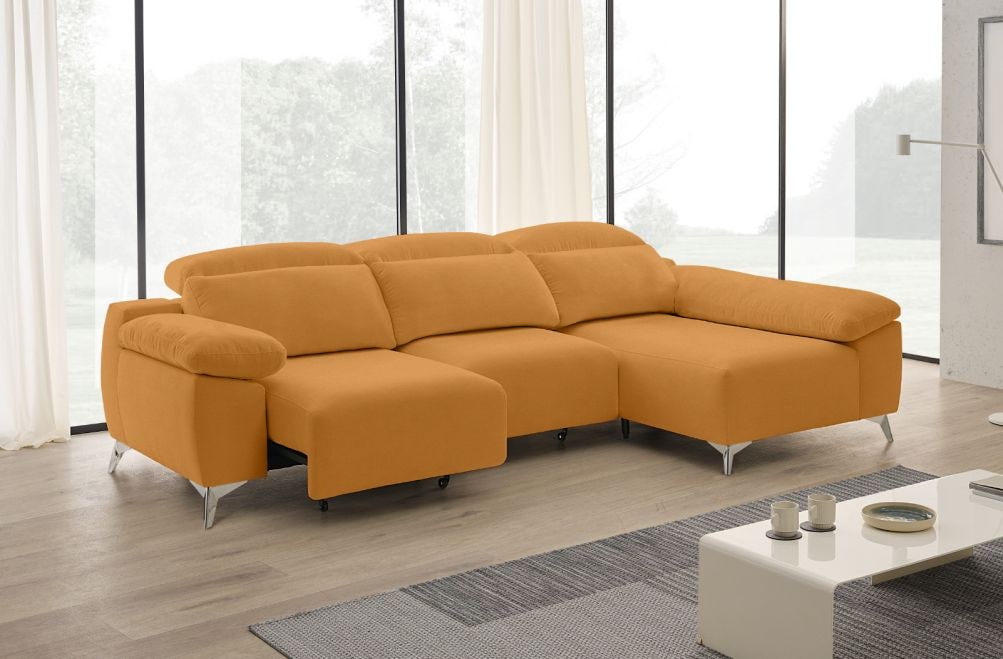 Sofá chaise longue de tela Boost de StyleKomfort - principal