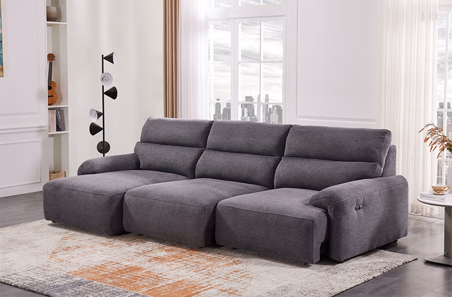 Sofá de tela Marcus eléctrico de HOME - principal