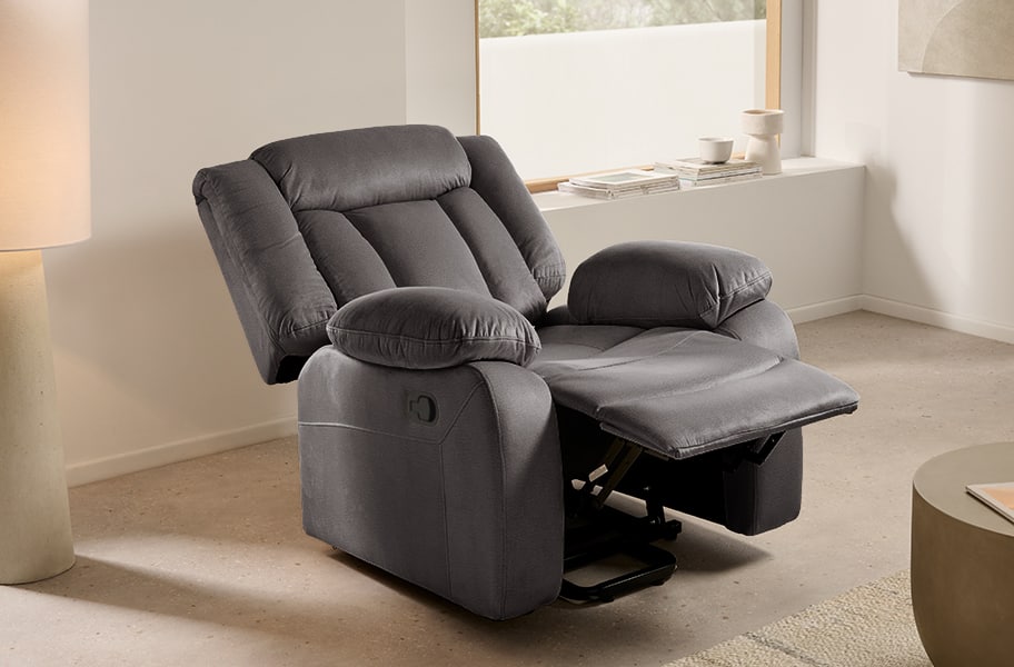 Sillón relax de tela Nero de HOME - principal