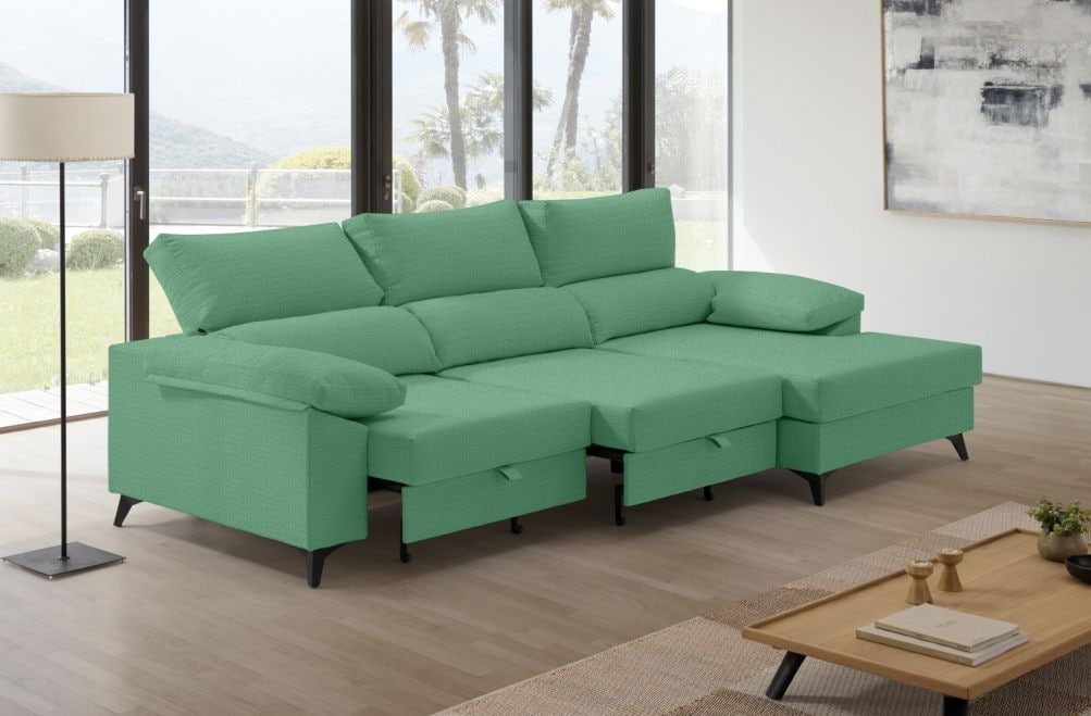 Sofá de tela Hércules de HOME - principal