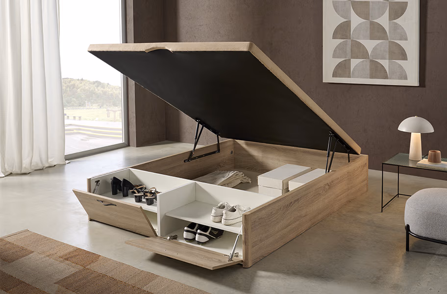 Canapé abatible con zapatero Black Box Energy de HOME - principal