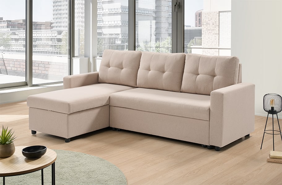 Sofá cama de tela Bilbo HOME - principal