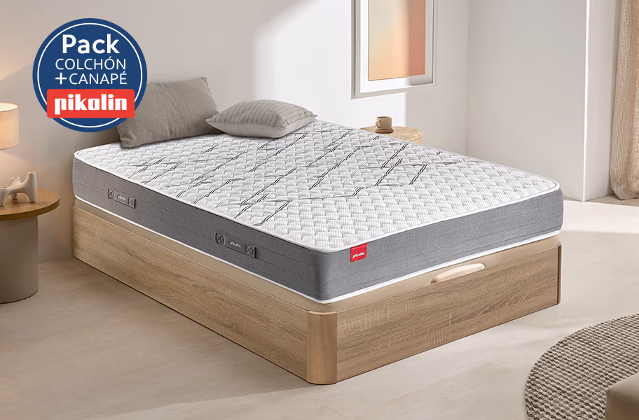 Pack colchón espumación Mumbai y canapé Airbox de Pikolin - principal