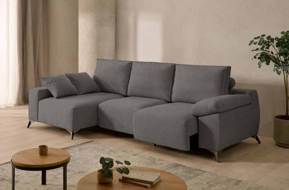 Sofá chaise longue de tela Nova de StyleKomfort - principal