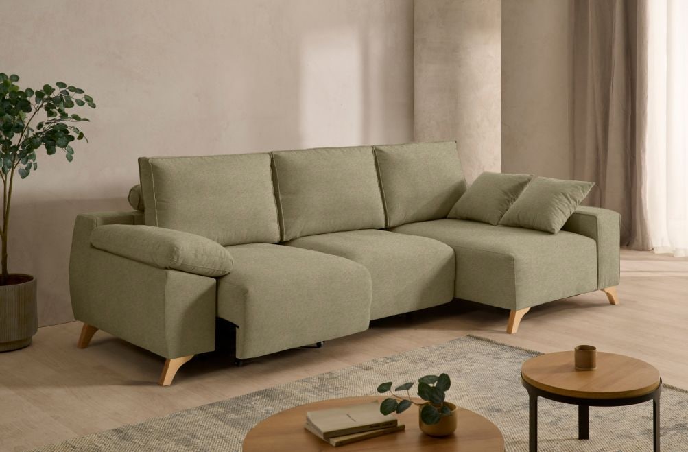 Sofá chaise longue de tela Nova de StyleKomfort - principal