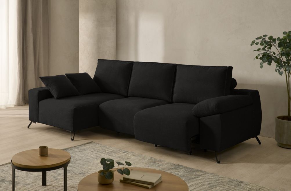 Sofá chaise longue de tela Nova de StyleKomfort - principal