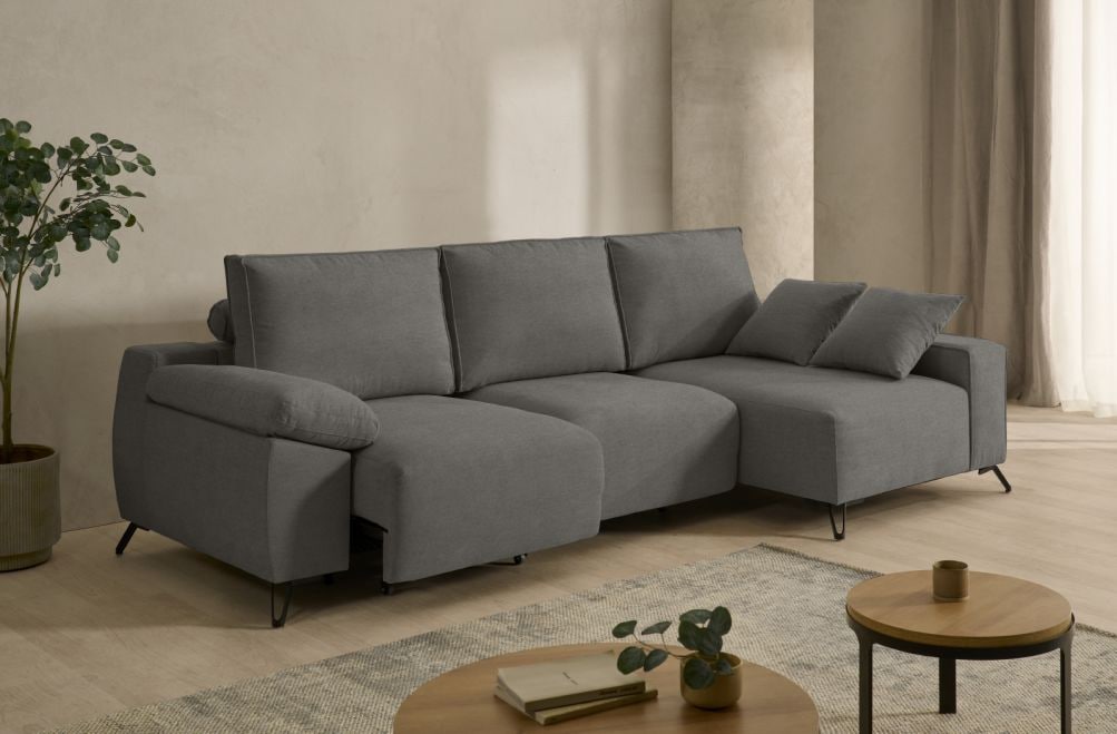 Sofá chaise longue de tela Nova de StyleKomfort - principal