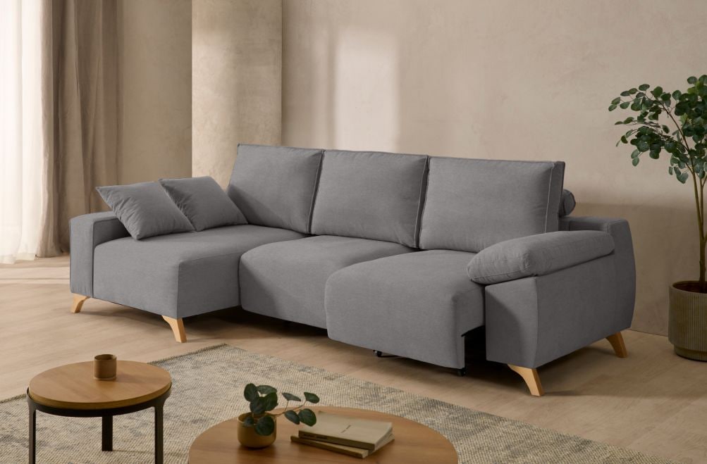 Sofá chaise longue de tela Nova de StyleKomfort - principal