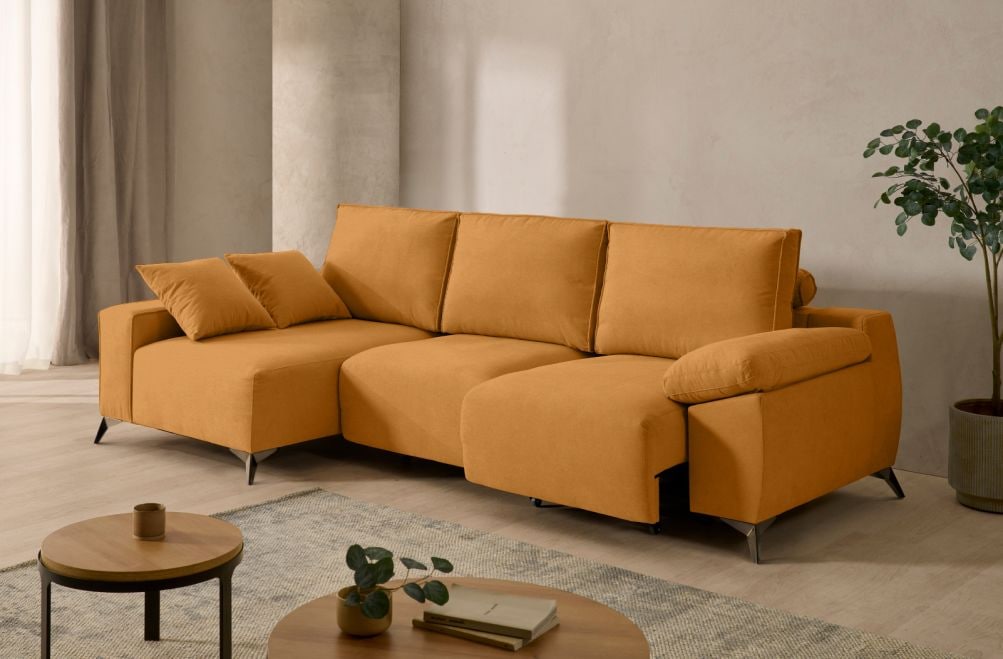 Sofá chaise longue de tela Nova de StyleKomfort - principal