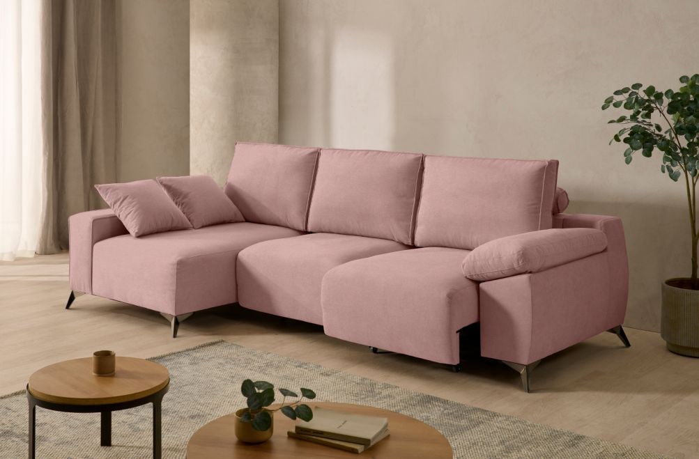 Sofá chaise longue de tela Nova de StyleKomfort - principal