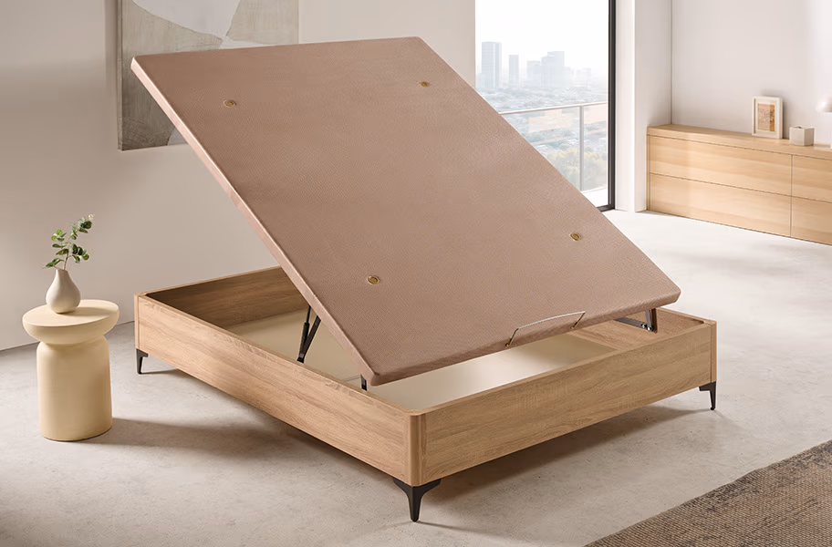 Canapé abatible de pata alta Black Box Cloud de HOME - principal