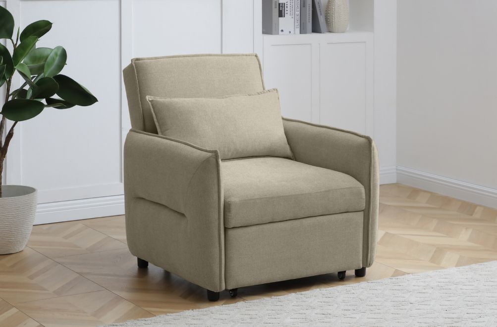 Sillón cama de tela Taren de HOME - principal