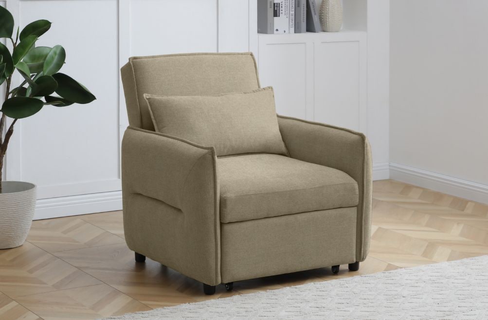 Sillón cama de tela Taren de HOME - principal