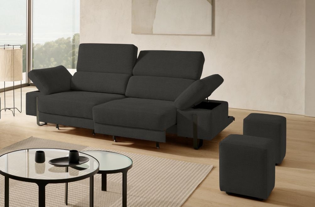 Sofá de tela Freya de Stylekomfort - principal