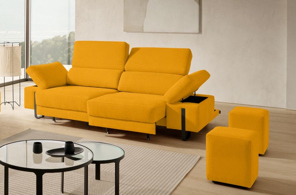 Sofá de tela Freya de Stylekomfort - principal