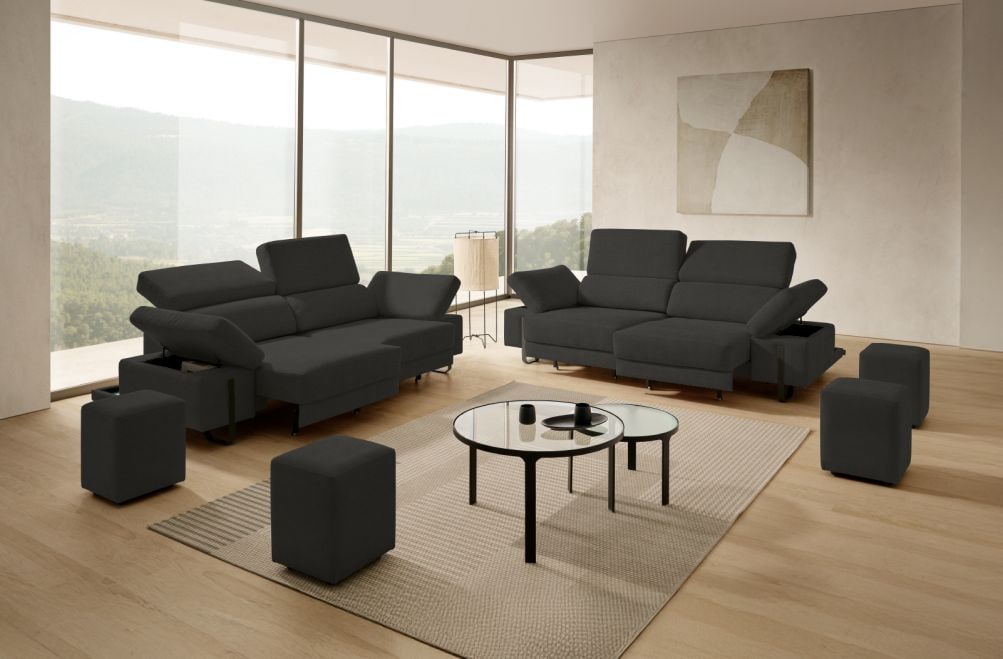 Sofá de tela Freya de Stylekomfort - principal