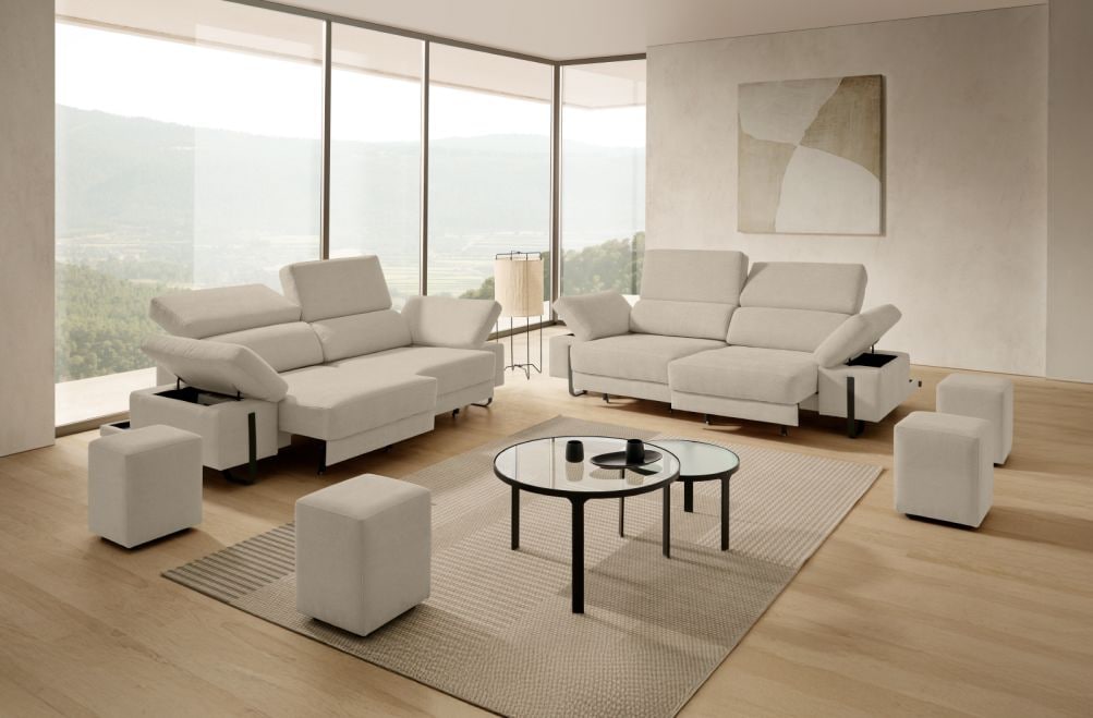 Sofá de tela Freya de Stylekomfort - principal