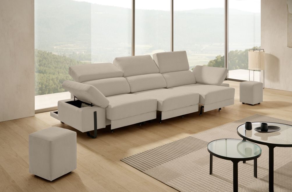 Sofá de tela Freya Plus de Stylekomfort - principal