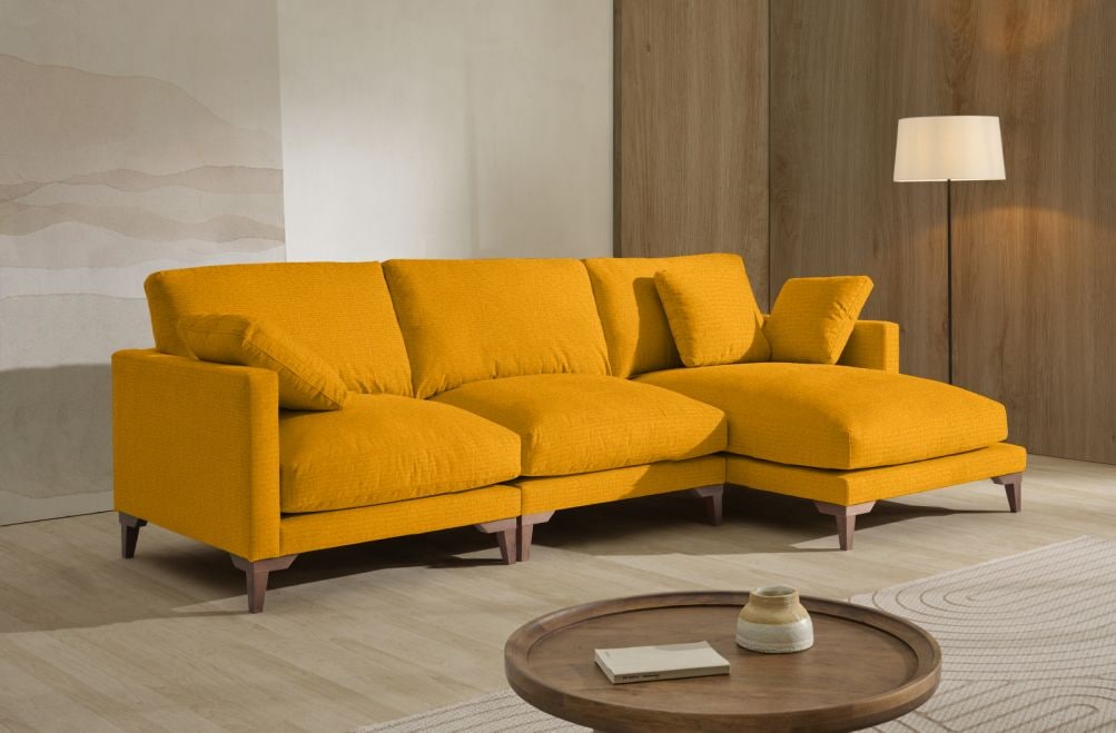Sofá chaise longue de tela Irene de Stylekomfort - principal