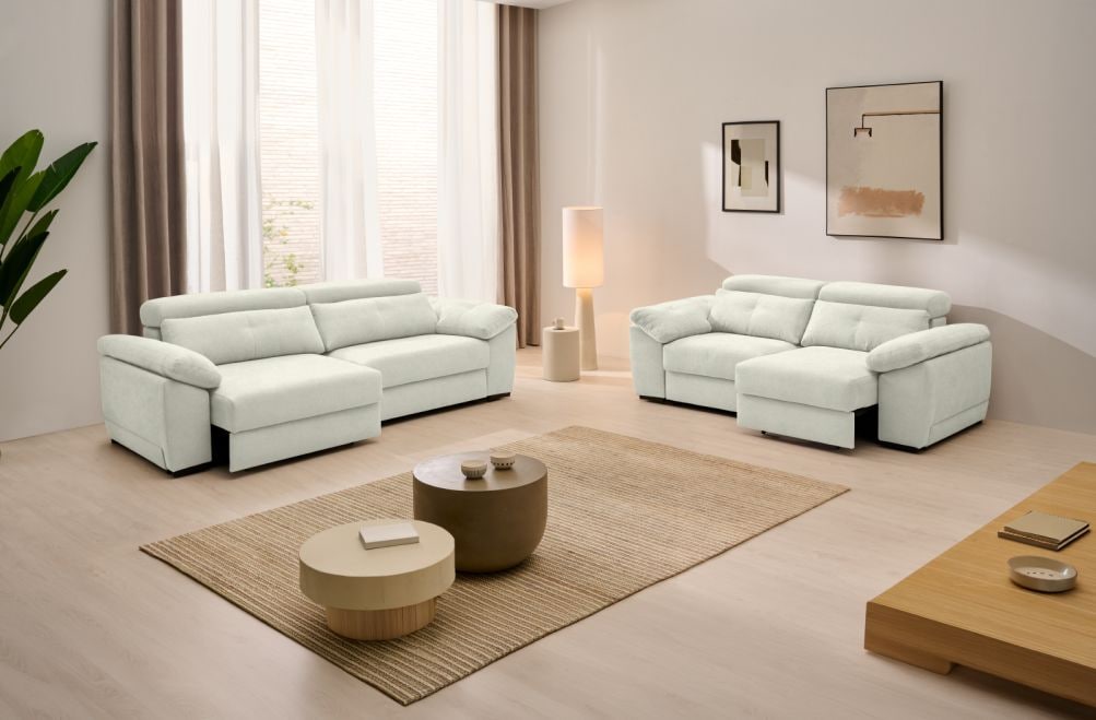 Sofá de tela Crown eléctrico de Stylekomfort - principal