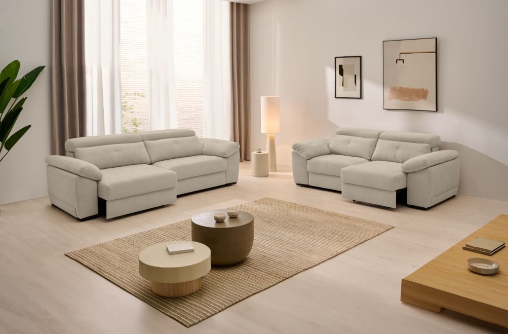 Sofá de tela Crown eléctrico de Stylekomfort - principal