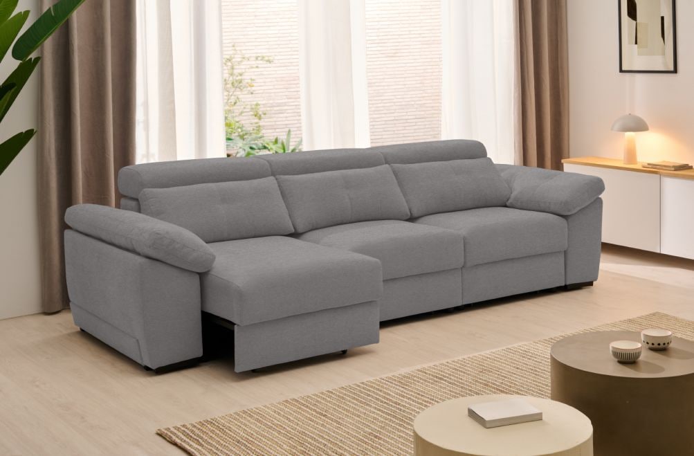 Sofá de tela Crown Plus eléctrico de Stylekomfort - principal