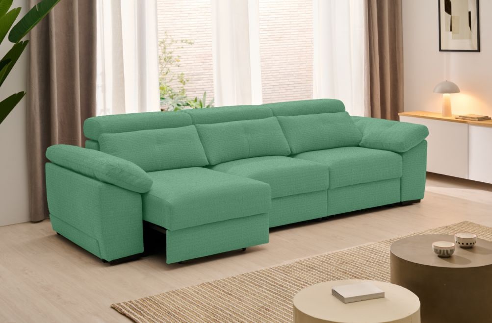 Sofá de tela Crown Plus eléctrico de Stylekomfort - principal