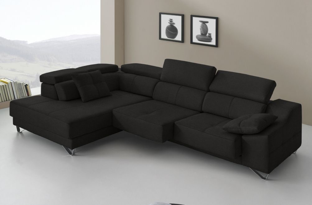 Sofá rinconera de tela Dante de HOME - principal