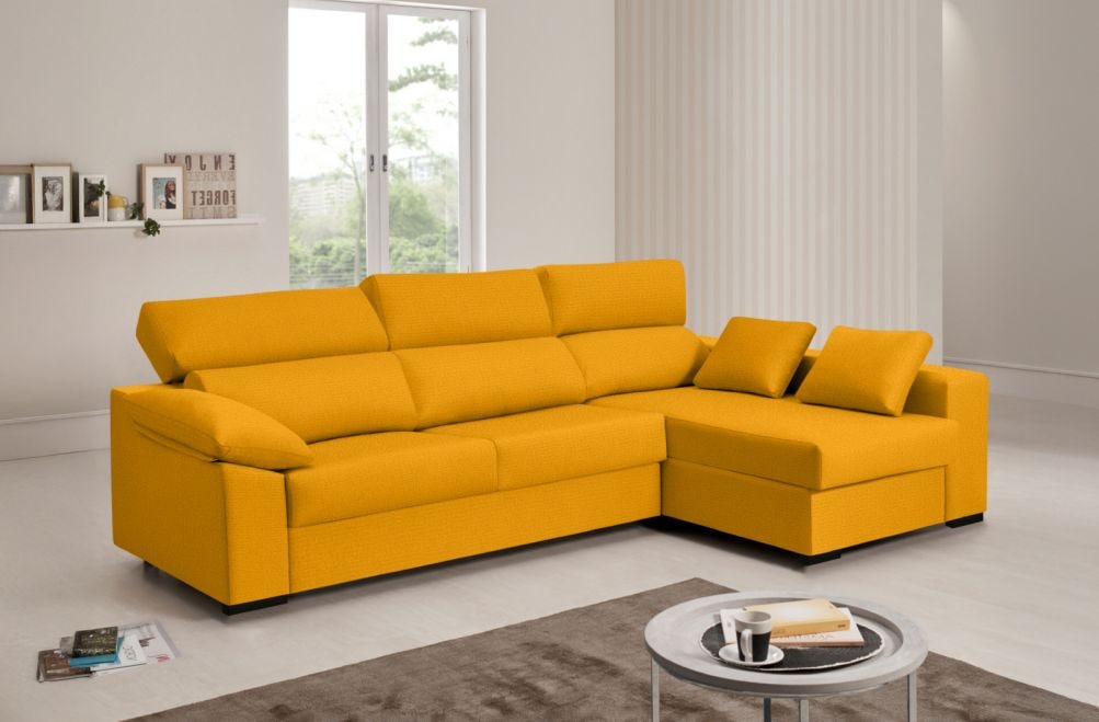 Sofá cama de tela Claris de HOME - principal
