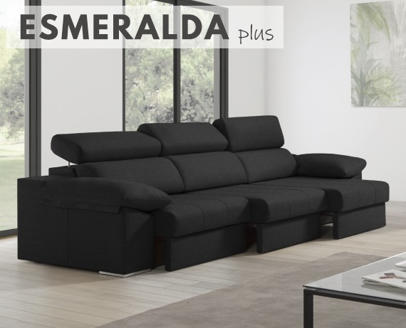 Sofá de tela Esmeralda Plus de HOME - La Tienda HOME