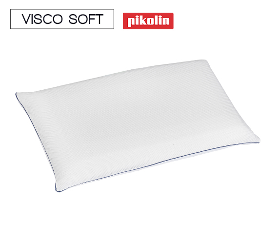 Almohada PIKOLIN Viscoleástica Visco Soft, Firmeza Baja, funda lavable, 70