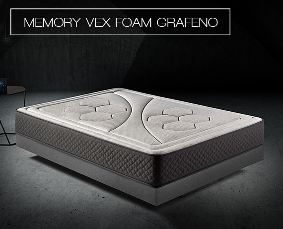 Colchon viscoelastico Vex Foam Grafeno de HOME