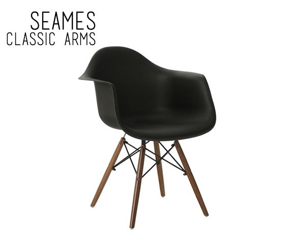 Silla moderna Seames Classic Arms de HOME